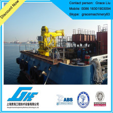 hydraulic luffing crane for ship